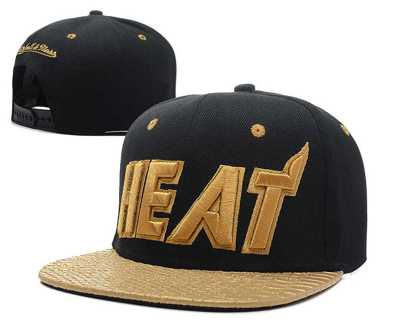 NBA Miami Heat MN Snapback Hat #96